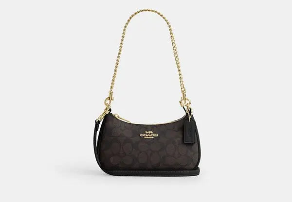 Teri mini crossbody bag in signature canvas